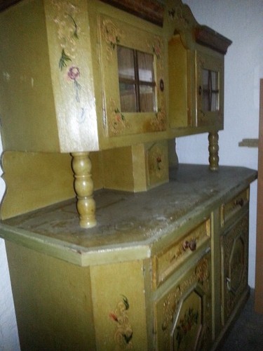 Altes küchenbuffet massiv - küchenbuffet,