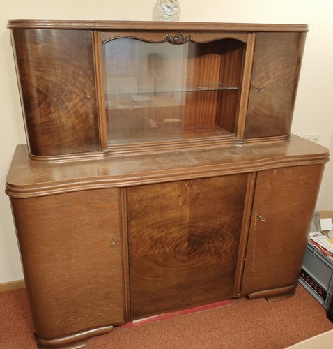 Küchenbuffet braun 50er - küchenbuffet,, braun,